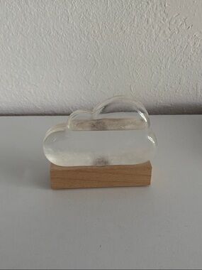 Storm cloud glass decor